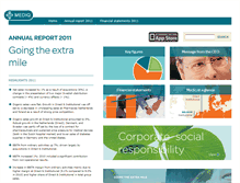 Tablet Screenshot of annualreport2011.mediq.com
