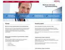 Tablet Screenshot of mediq.dk